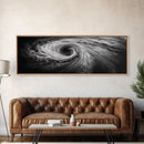 Ocean Vortex, Surreal Motion, Abstract Water, Canvas Print, Modern Coastal Decor, Bathroom Wall Art, Minimalist Abstract Photography
