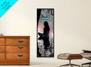 Dreamy Lake View, Solitude Moment, Color Splash Art, Framed Canvas Print, Moody Wall Art, Bedroom Decor, Surreal Photography, Meditation Vibe