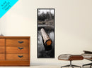 Floating Log, Woodland Print, Nature Photography, Rustic Home Decor, Canvas Print, Cabin Wall Art, Minimalist Lake House Style