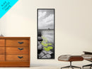 Lily Pads, Serene Pond, Nature Reflection, Framed Canvas Print, Minimalist Landscape Art, Bathroom Wall Art, Tranquil Modern Decor