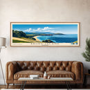 Bruny Island, Australia Panoramic Print, Vacation Gift, Australia Wall Art, Beach Painting, Beach Decor, Large Wall Art, Wood Frame Art