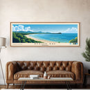 Byron Bay, Australia Panoramic Print, Vacation Gift, Australia Wall Art, Vacation Wall Art, Vacatation Memories, Beach Decor, Beach Or Lakehouse Art