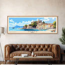Corfu, Greece Panoramic Print, Vacation Gift, Greece Wall Art, Vacation Wall Art, Vacatation Memories, Beach Decor, Beach Or Lakehouse Art