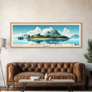 Herren Island, Germany Panoramic Beach Print, Vacation Gift, Germany Wall Art, Beach Painting, Beach Decor, Beach Painting