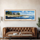 Jekyll Island, Georgia Panoramic Print, Vacation Gift, Georgia Wall Art, Beach Painting, Beach Decor, Large Wall Art, Wood Frame Art