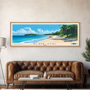 Playa Azul, Cuba Panoramic Print, Vacation Gift, Cuba Wall Art, Vacation Wall Art, Vacatation Memories, Beach Decor, Beach Or Lakehouse Art