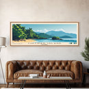 Tintipán Island, Colombia Panoramic Print, Vacation Gift, Colombia Wall Art, Vacation Wall Art, Vacatation Memories, Beach Decor, Beach Or Lakehouse Art