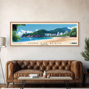 Tong Fuk Beach, Hong Kong Panoramic Print, Vacation Gift, Hong Kong Wall Art, Vacation Wall Art, Vacatation Memories, Beach Decor, Beach Or Lakehouse Art