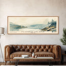 Flores Island, Portugal Watercolor Beach Print, Vacation Gift, Portugal Wall Art, Framed Canvas Print, Framed Beach Painting