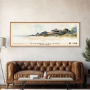 Kiawah Island, South Carolina Watercolor Print, Vacation Gift, South Carolina Wall Art, Beach Painting, Beach Decor, Large Wall Art, Wood Frame Art