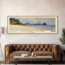 Trinidad Island, Brazil Watercolor Print, Vacation Gift, Brazil Wall Art, Beach Painting, Beach Decor, Large Wall Art, Wood Frame Art
