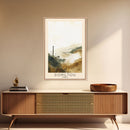 Dongtou, China Watercolor Print, Vacation Gift, China Wall Art, Beach Painting, Beach Decor, Large Wall Art, Wood Frame Art