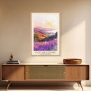 Mothecombe, United Kingdom Watercolor Print, Vacation Gift, United Kingdom Wall Art, Beach Painting, Beach Decor, Large Wall Art, Wood Frame Art