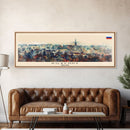 Kilkenny Ireland Travel Print Wall Art, Panoramic City Art, Travel Art, Wall Decor, Vacation Gift, Framed Canvas Print Or Metal Art