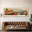 Borås Sweden Travel Art, City Art, Framed Canvas Print or Metal Wall Art, Europe Travel Poster, Panoramic Wall Art, Extra Wide Wall Art
