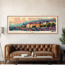 Cordoba Spain Travel Art, City Art, Framed Canvas Print or Metal Wall Art, Europe Travel Poster, Panoramic Wall Art, Extra Wide Wall Art