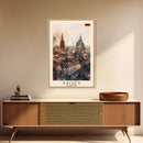 Charming Čačak Serbia Village Scene, Framed Canvas Print, Ideal for Bedroom Art, Farmhouse Style, Home Decor Wall Art