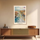 Irkutsk Russia Urban Cityscape Art Print, Stunning Canvas Print for Home Decor, Travel Poster for Living Room Wall Art, Russian City View