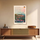 Karlovac Croatia Scenic View, Framed Canvas Print, Travel Poster, Wall Art, Living Room Decor, Cityscape Art, Modern Home Decoration, Croatian City