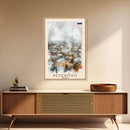 Kemerovo Russia Winter Cityscape, Framed Canvas Print, Travel Poster, Wall Art, Home Decor, Living Room Decoration, Russian Urban Art