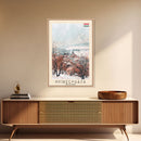 Nyiregyhaza Hungary Travel Poster Framed Canvas Print, Watercolor Painting, Scenic Wall Art, Home Decor, Hungarian Landscape, Rustic Art