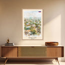 Ryazan Russia Travel Poster Framed Canvas Print, Watercolor Painting, Scenic Wall Art, Home Decor, Russian Cityscape, Modern Art