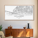 Fort Lauderdale Map, Florida Map, Map Art, Minimalist Art, Wall Art, Canvas Art, Gift For Newlyweds, Boys Room, Billiard Room Décor, Prints
