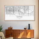 Glendale City Map, Arizona Map, Map Art, Minimalist Art, Wall Art, Canvas Art, Cabin Wall Décor, Entryway Décor,  Room Décor, Gifts For Her