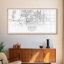 Lincoln City Map, Nebraska Map, Map Art, Modern Art, Wall Art, Canvas Art, Dorm Room Wall Art, Bar Wall Art, Gift For Mom, Teen Wall Art