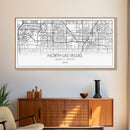 North Las Vegas City Map, Nevada Art, Map Print, Minimalist Wall Art, Wall Art, Canvas Art, Gamer Room Décor, Teacher Gift, Teen Boy Décor