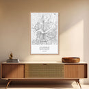 Louisville Street Map, Kentucky Map, City Map Art, Modern Art, Wall Art, Canvas Print, Travel Wall Art, Wall Décor Bedroom, Gifts For Dad