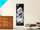 Explosive Ocean Wave, Framed Canvas Print, coastal décor, nautical painting, seascape painting, black and white photography,  panoramic art