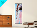 Western Cowgirl Art, Canvas Print, Rustic Wall Art, Moody Woman Painting, Dark Romance Painting, Coastal Cowgirl Décor, Gift Idea Him