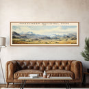 Huascarán National Park COUNTRY Travel Poster Print, Framed Canvas Print, COUNTRY Travel Art, Wood Framed Art, Wall Hanging, Home Decor