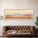Valle de la Luna Travel Poster Print, Framed Canvas Wall Art, Metal Wall Art, COUNTRY art, Gift For Him, Travel Wall Art, Travel Lover Gift