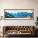 Chincha, Peru Travel Poster Panoramic Canvas Print, Chincha, Peru Painting, Peru Art, Chincha Travel Art, Guest Room Painting