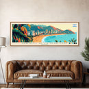 Santa Fe de la Vera Cruz, Argentina Travel Poster Panoramic Canvas Print, Santa Fe de la Vera Cruz, Argentina Painting, Argentina Art, Santa Fe de la Vera Cruz Travel Art, Guest Room Painting