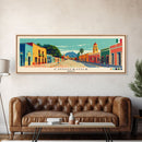 Chihuahua, Mexico Panoramic Canvas Print, Chihuahua, Mexico Painting, Mexico Art, Chihuahua Travel Poster, Travel Art, Vacation Gift