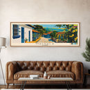 Machala, Ecuador Panoramic Canvas Print, Machala, Ecuador Painting, Ecuador Art, Machala Travel Poster, Travel Art, Guest Room Painting