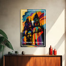 Spain Travel Poster, Cathedral Of Santiago De Compostela, European Art, Travel Wall Print, Travel Poster, Travel Wall Art, Canvas Wall Print