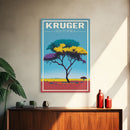 Kruger National Park Wall Art, South Africa Poster, African Wall Art, Travel Wall Print, Travel Poster, Travel Wall Art, Canvas Wall Print