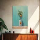 Orange Tree In Can Wall Decor, Fruit Wall Art, Kitchen Wall Art, Minimalist Wall Art, Wall Decor, Canvas Print, Wall Art, Framed Canvas Art