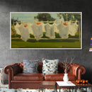 Oil Painting Laundry Wall Art, Laundry Décor, Laundry Room Art, Panoramic Wall Decor, Canvas Print, Wall Art, Framed Canvas Art