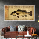 Fish Wall Decor, Animal Wall Art, Nature Wall Art, Minimalist Wall Decor, Panoramic Wall Decor, Canvas Print, Wall Art, Framed Canvas Art