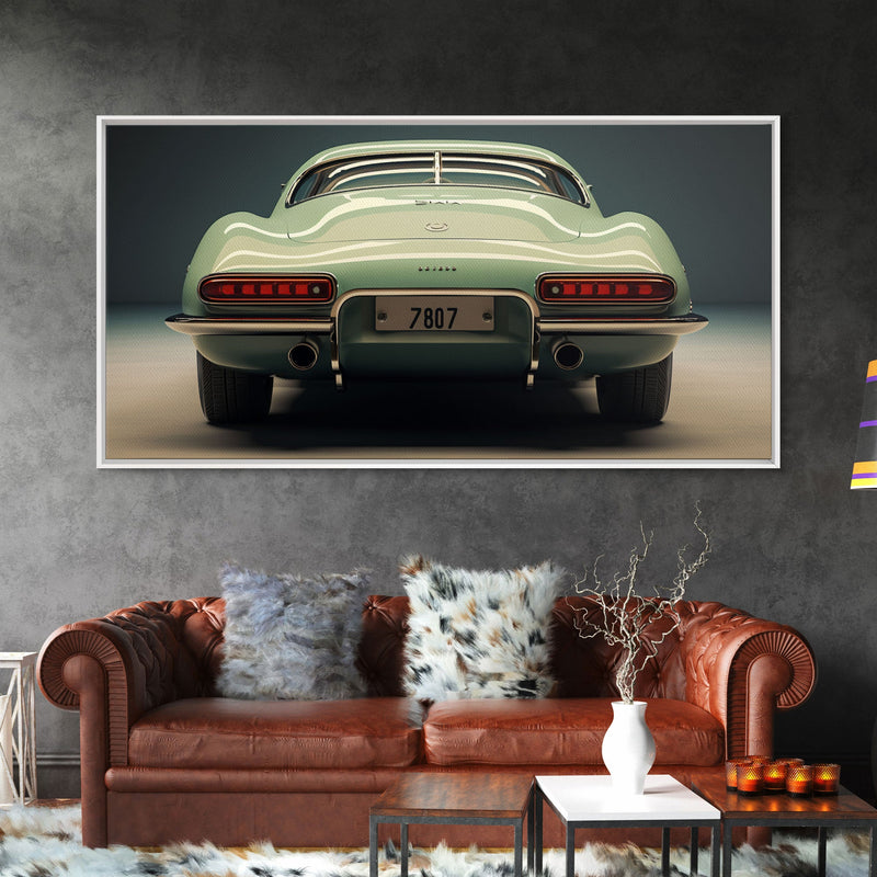 Automotive Art, Classic Car Wall Art, Car Print, Panoramic Art, Wall Art, Canvas Art, Landscape Art, Landscape Print, Car Lover Gift, Office