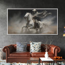 Grim Reaper Art, Death Rides A Pale Horse, Framed Canvas Print, Cowboy Grim Reaper, Spooky Halloween Art Print