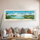 Biscayne National Park, Panoramic Florida Travel Art, National Park Print, Minimalist Travel Art, Midcentury Modern Style Landscape