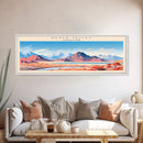 Death Valley National Park, Panoramic California Travel Art, National Park Print, Minimalist Travel Art, Midcentury Modern Style Landscape