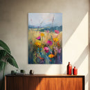 Small Wild Flower Painting Print, Wood Framed Canvas, Botanical Wall Art, Extra Large Art, Oversized Home Decor, Gallery Wall Decor, Wildflower Art