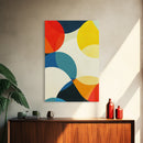 Large Colorful Abstract Art Painting Canvas Print, Abstract Extra Large Wall Art, Vertical Print